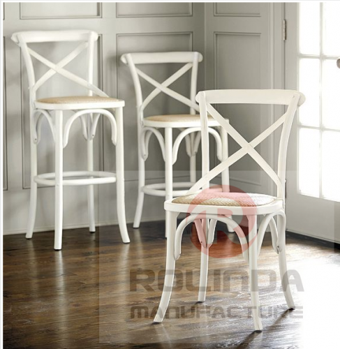 Wholesales Constance X Back Wood barstool