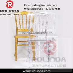 crystal clear plastic wedding chiavari dining chair