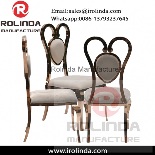 Modern banquet furniture stainless steel hotel dining chair