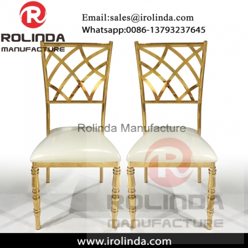 PU cushion luxury reception hall hotel wedding chairs for sale