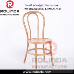 Wholesale Aluminum Imitation Wood Restaurant Chair for Hotel and Banquet and Wedding