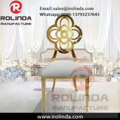 Luxury wedding Upholstered PU Dining Chairs