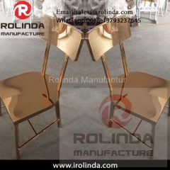 luxury restaurant stainless steel dining room chairs