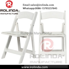 wholesale white resin folding chair wedding event plastic white Gladiator Event used Folding event chairs