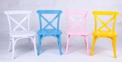 New design high quality Kid Cross Back X Back Chair