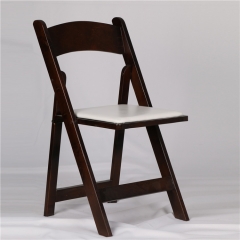 wood folding chair