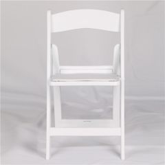 Hot Sale White Resin Folding Chair for Wedding Wholesale Price