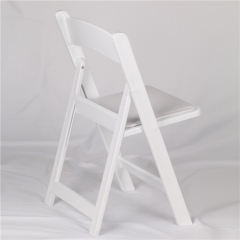 Hot Sale White Resin Folding Chair for Wedding Wholesale Price
