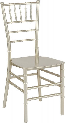 Gold color Resin Stacking chiavari tiffany chair