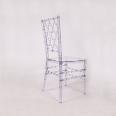 resin transparent acrylic diamond chiavari tiffany wedding chair