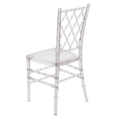 resin transparent acrylic diamond chiavari tiffany wedding chair