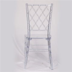 Transparent / Clear Diamond Chiavari Chair for Event, Rental or Dining Room