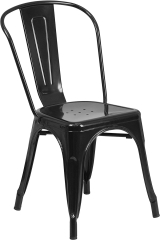 Cafe Marais Metal Tolix Chair Metal Frame Restaurant Metal Industrial Dining Chairs Stackable Tolix Chair Stackable