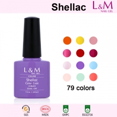 【COLOR COAT】L&M Shellac Soak-off UV Gel Nail Polish