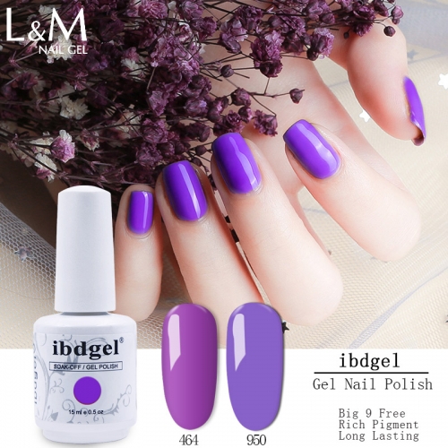 【84 Colors Series Gel Polish 】ibdgel White Bottle Color Gel Polish  84 High Pigment Colors Gel Nail Polish Long Lasting