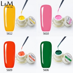 【PAINTING GEL 】ibdgel Painting Gel Polish Nail Art Drawing Pure Color Gel 12 Colors for Choice