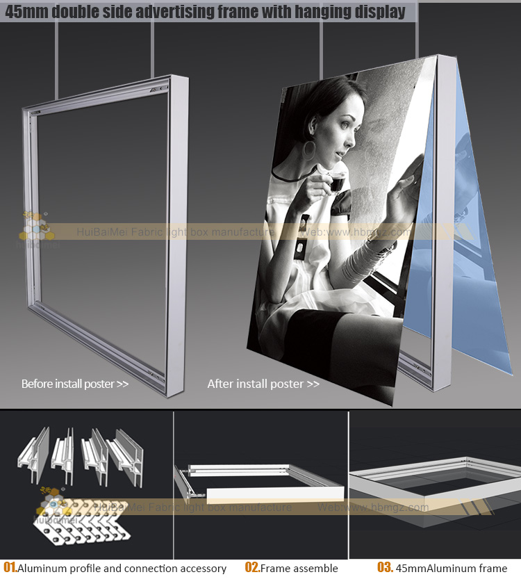 frameless light box