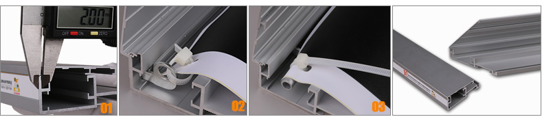  ultra thin aluminum profile