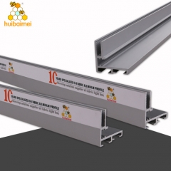 New 30mm LGP backlit light box frame tension fabric frameless aluminum profile for sign box