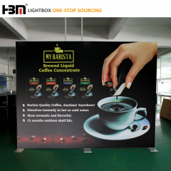 USA Exhibition advertising light box free standing double sided fabric lightboxes
