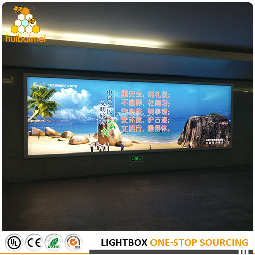 snap open HBMAX80-100 for outdoor fabric light box