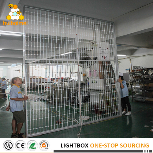 160mm double side light box for exhibition