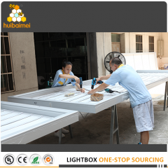 our snap open HBMA65-80 fabric light box for big banner advertising