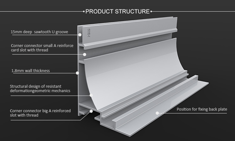 Aluminium structure