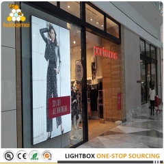 advertising lighted panel bill board textile led lightbox for indoor