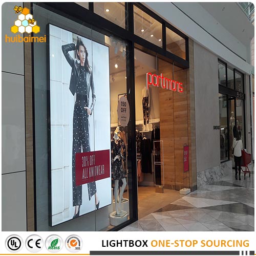 Frameless Fabric Lightbox Aluminum Light Box Led Advertising Board