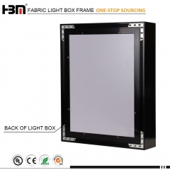 exhibition trade show signage aluminum frameless SEG photography light box LED display