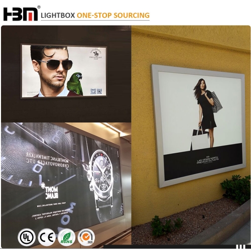 Outdoor Fabric Light Box Slim Snap Frame Light Box Unlighted Photography Display Advertising