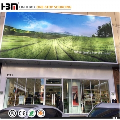 wall mounted led aluminum poster frame advertising light box for led display