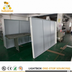 100mm advertisling lightbox backlit fabric light box built-in power supply