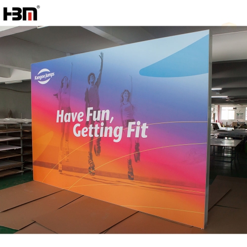 160 mm floor stand double face aluminum profile SEG light box for exhibition display