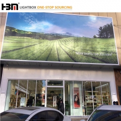 120mm large size waterproof outdoor advertising led backlit light box,business billboard sign display