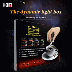 Aluminum Profile Dynamic Led Light Frame fabric China Flash Light Box