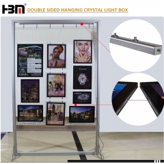 new slim LED window displays acrylic photo frame light box A4 A3 A2 A1 hanging crystal light box