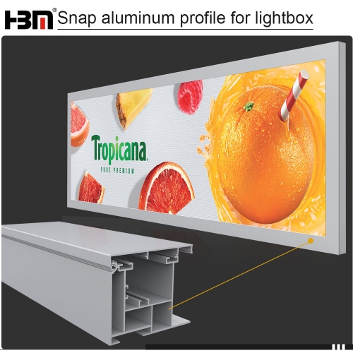 national standard strengthen update aluminum profile frame for large light box