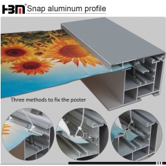 national standard strengthen update aluminum profile frame for large light box