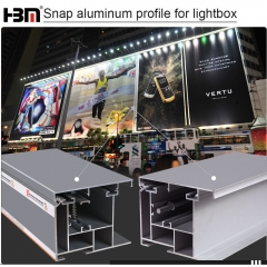 national standard strengthen update aluminum profile frame for large light box