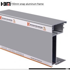 aluminium display picture frame profile fabric seg frame for outdoor advertising light box