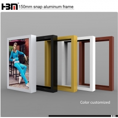 aluminium display picture frame profile fabric seg frame for outdoor advertising light box