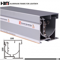 100mm thickness seg aluminum profile textile aluminum extrusion outdoor sign light box