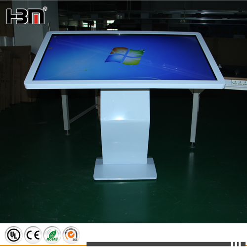 55inch slant multi-touch all in one kiosk LED digital signage screen