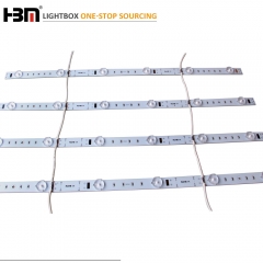 led lattice diffuse light strip 170 beam angle backlit LED with lens SMD2835 3030