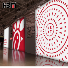 indoor branding advertising led fabric wall box display backlight billboard fabric light box