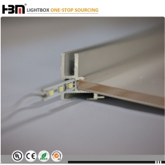 new ultra-thin 30mm fabric light box LGP backlight aluminum photo sign