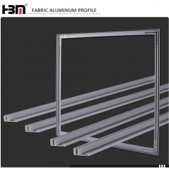 17mm non-lit ultra thin seg fabric frame aluminium profile for light box frame