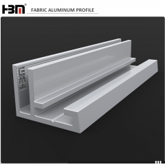 17mm non-lit ultra thin seg fabric frame aluminium profile for light box frame